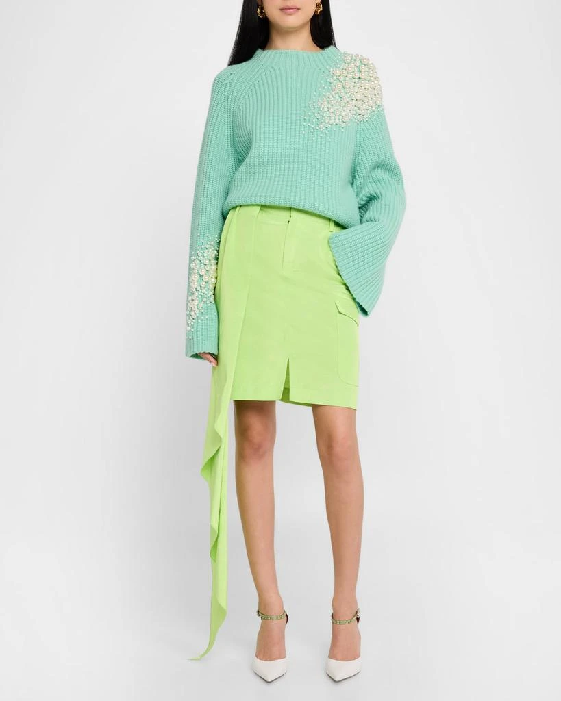 Hellessy Dita Side-Drape Cargo Skirt 2