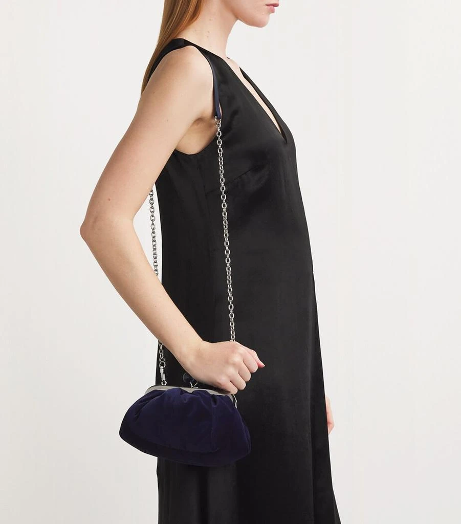 Weekend Max Mara Small Velvet Pasticcino Clutch Bag 5