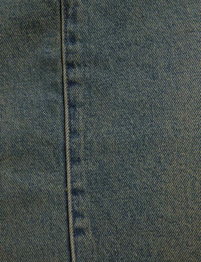 Pixie Market Dirty Denim Belted Maxi Skirt 10