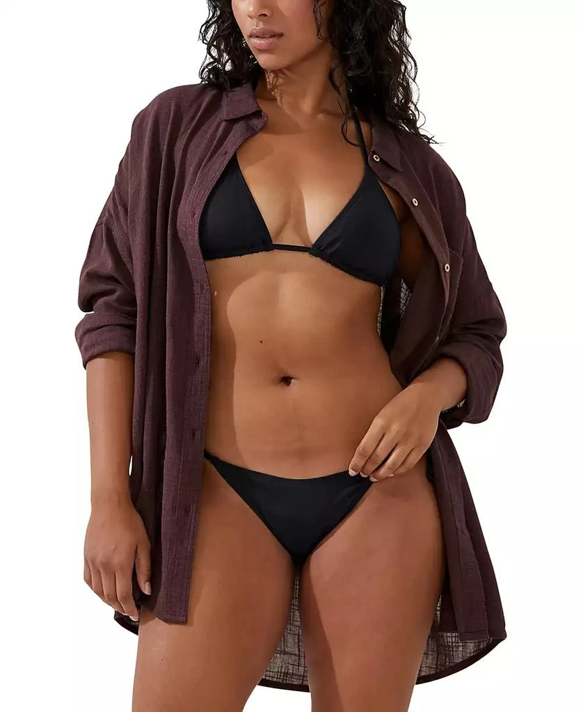 Cotton On Women's Swing Beach Cover Up Shirt 4