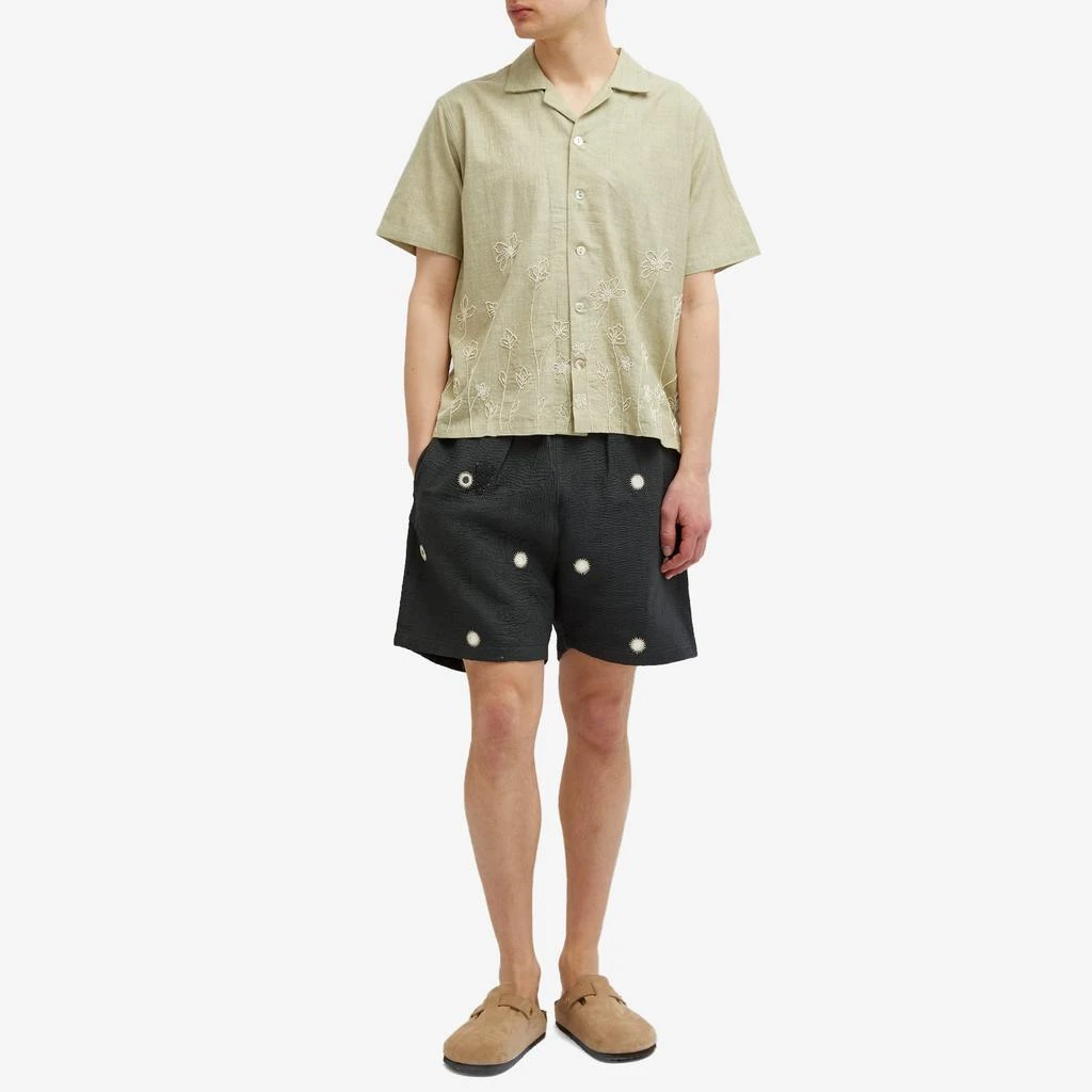 Kartik Research Kartik Research Hand Embroidered Flower Shirt 4