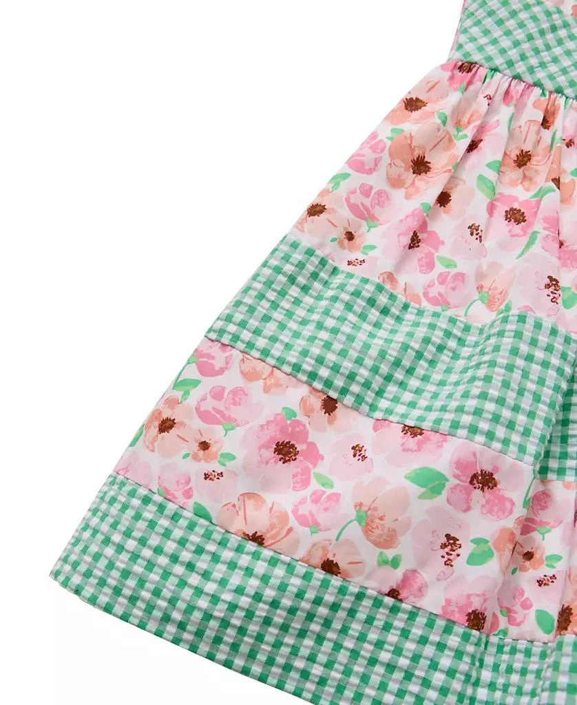 Bonnie Jean Toddler and Little Girls Mixed Print Tiered Dress 4