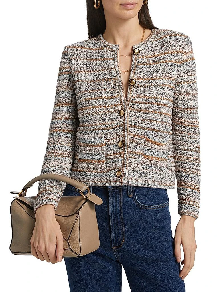 ba&sh Mixed Knit Cardigan 3