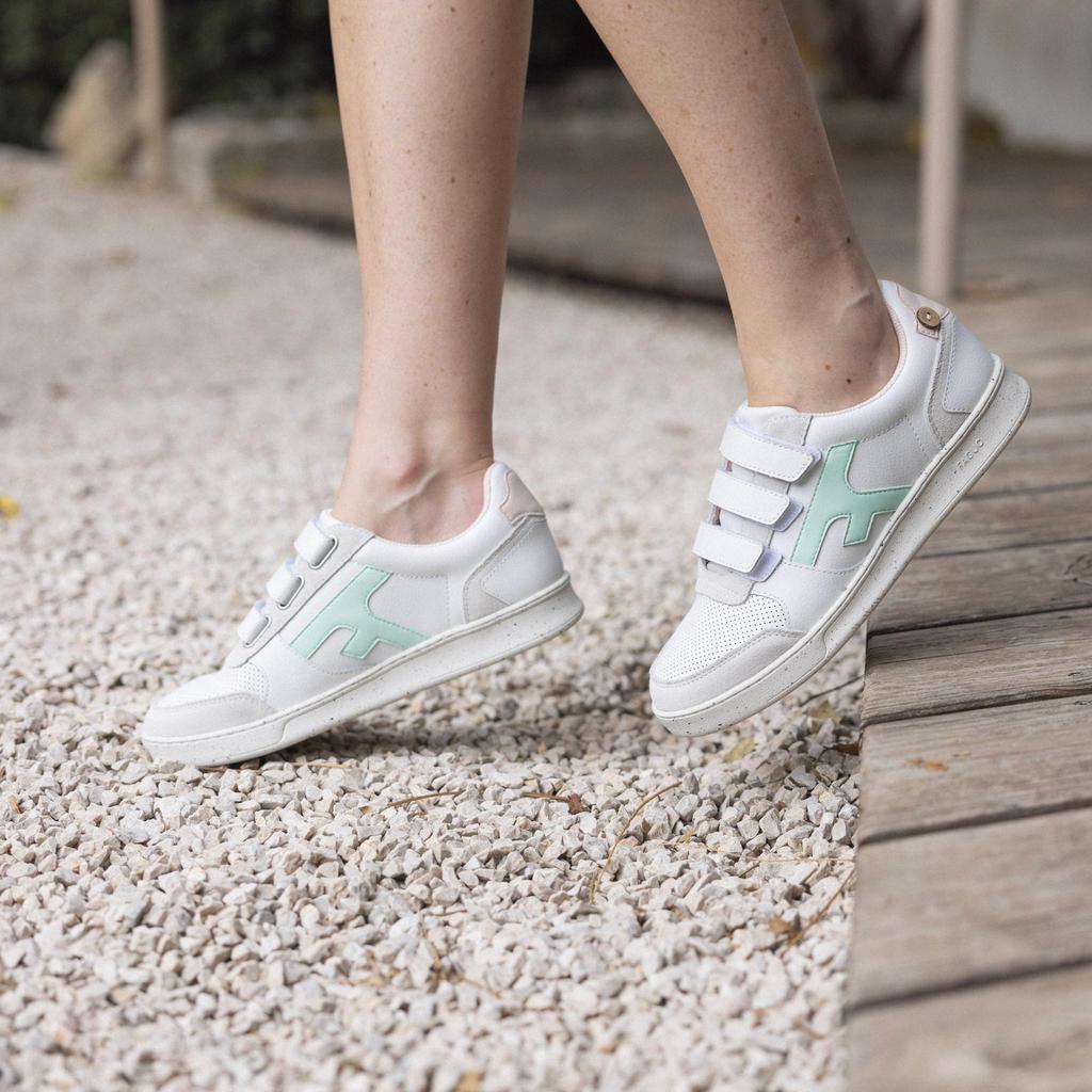Faguo Faguo - Baskets Basses Hazel Velcro - Blanc - Femme