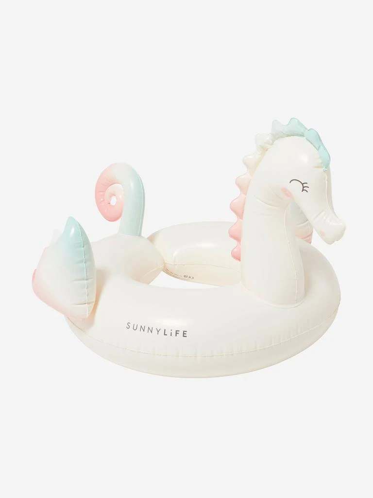 Sunnylife Girls Melody the Mermaid Tube Pool Ring in White (70cm) 1