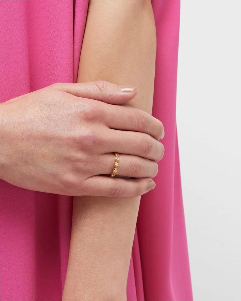 Memoire Stackables 18k Rose Gold Diamond Marquise Ring, Size 6.5, 0.23tcw 2