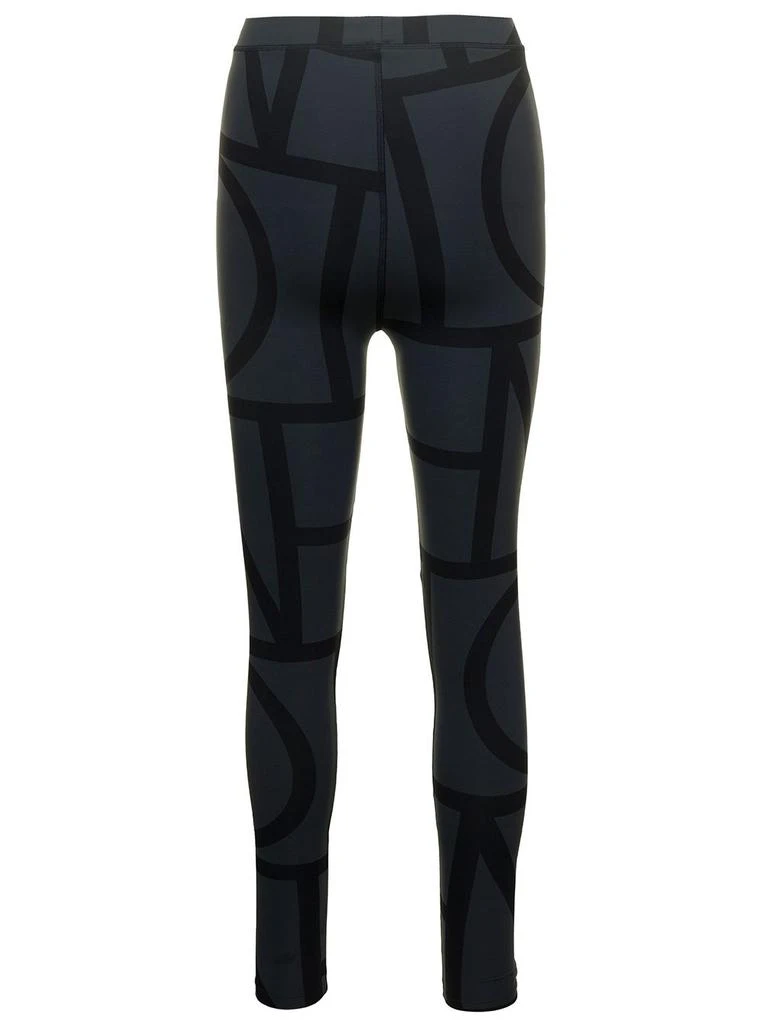Totême Totême Two-Tone Monogram Printed Leggings 2