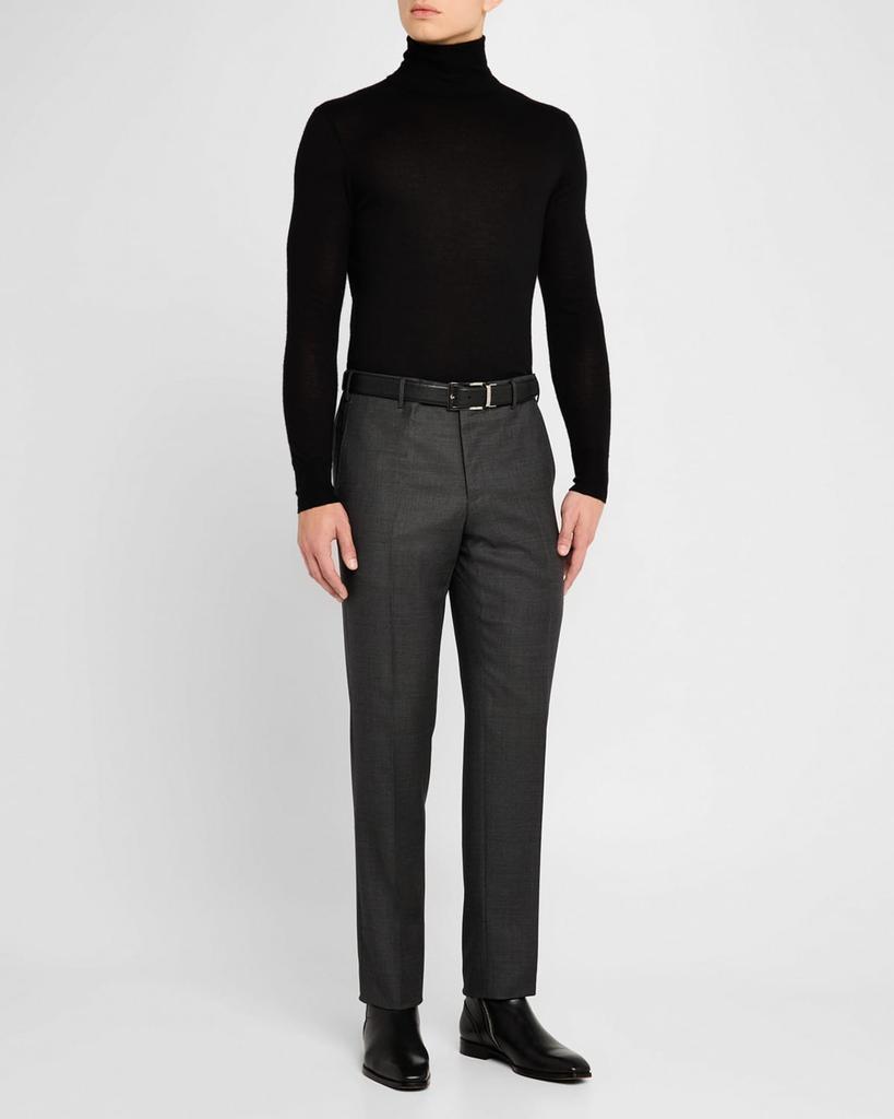 Zanella Men's Parker Wool Nailhead Trousers