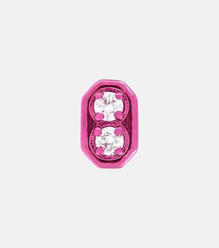 EÉRA Roma 18kt white gold single earring with diamonds 1
