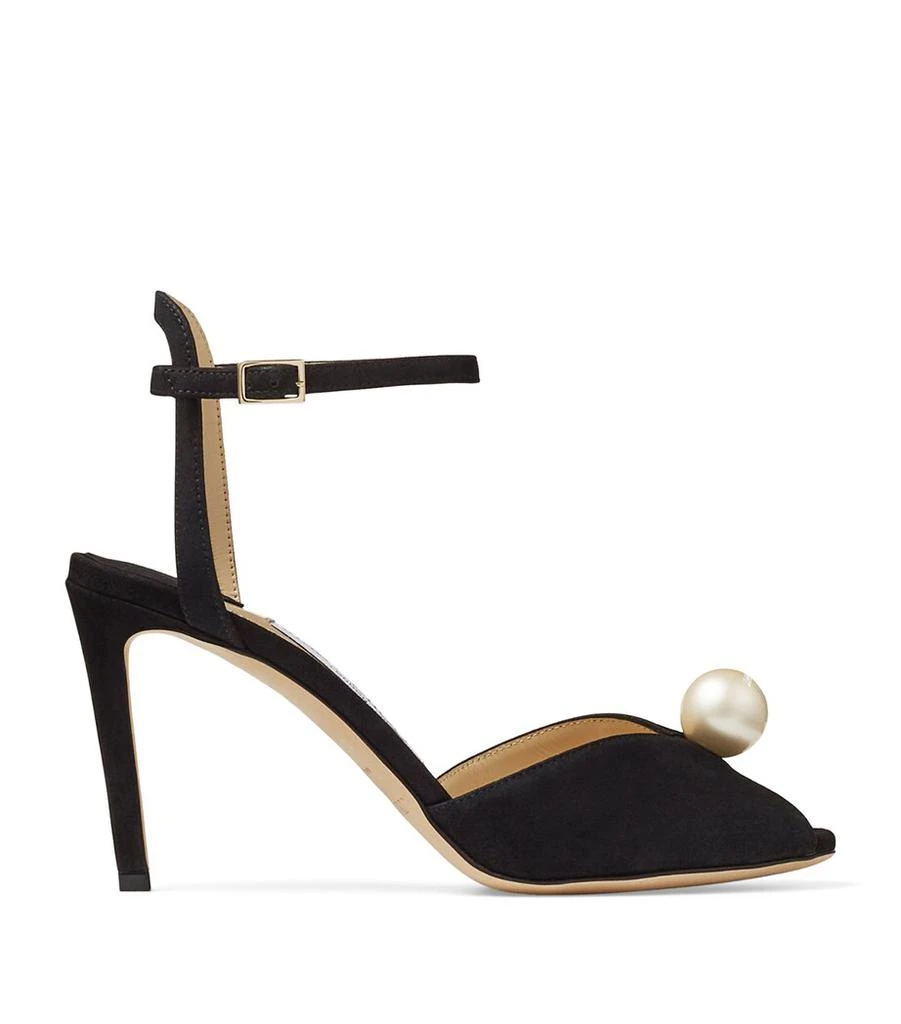 Jimmy Choo Sacora 85 Leather Sandals 1