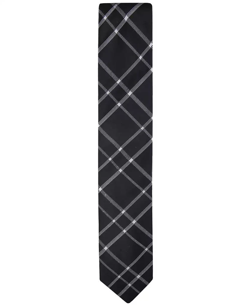 Calvin Klein Men's Stitch Plaid Tie 3