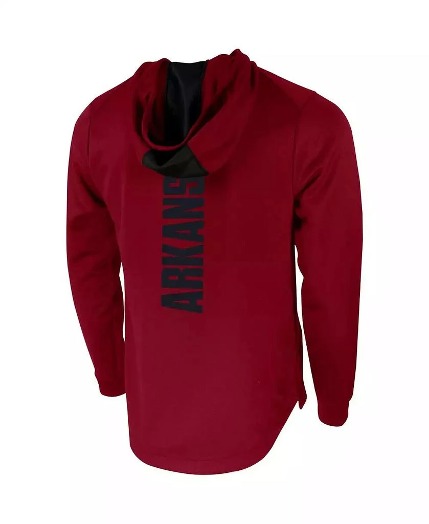 NIKE Men's Cardinal Arkansas Razorbacks 2-Hit Performance Pullover Hoodie 2