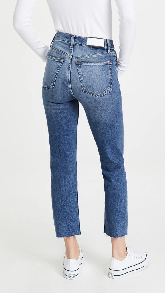 Re/Done High Rise Comfort Stretch Stove Pipe Jeans 2