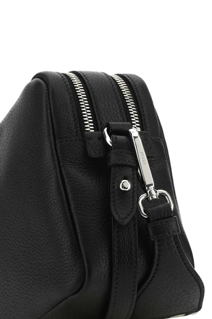 Prada Prada Flou Zip-Up Shoulder Bag 4
