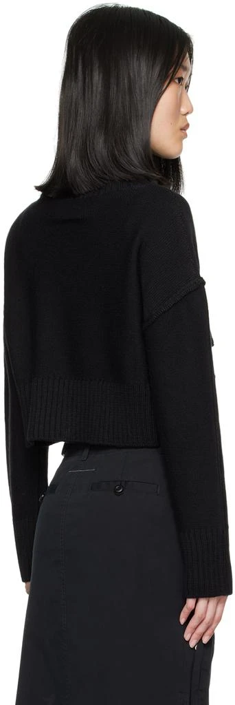 MM6 Black Distressed Sweater 3