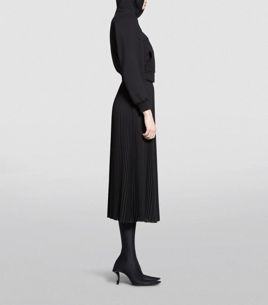Balenciaga Elasticated-Waist Pleated Skirt 3