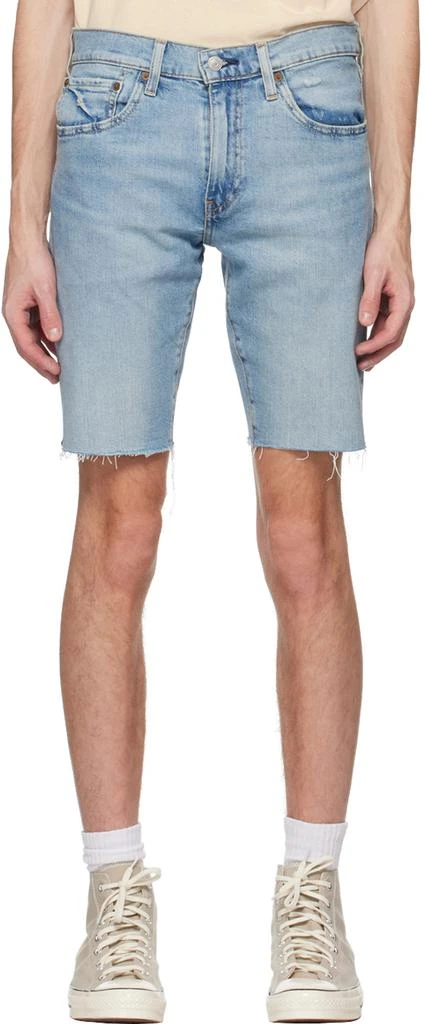 Levi's Indigo 412 Denim Shorts 1