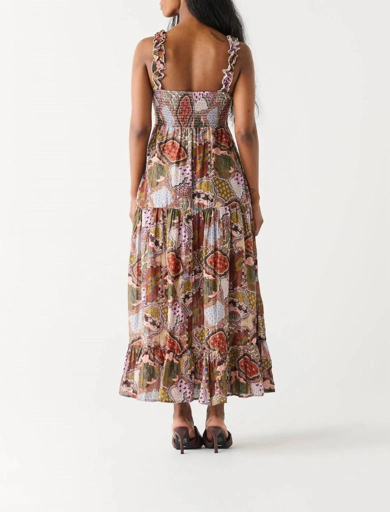 Dex Dex - Paisley Medallion Tiered Midi Dress 3