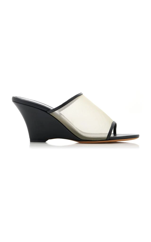 Khaite Khaite - Marion Mesh Wedge Mules - Neutral - IT 40.5 - Moda Operandi 1