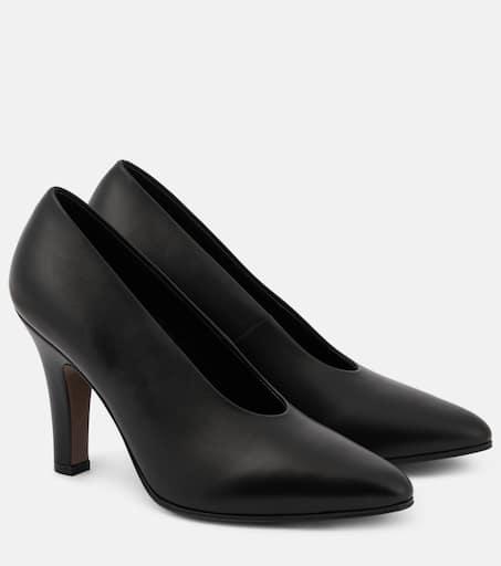 The Row Almond leather pumps - High Heels - Compare Prices