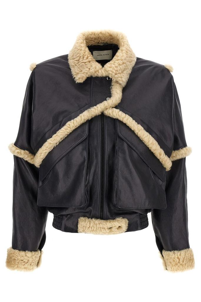 Magda Butrym Magda Butrym Shearling Bomber Jacket
