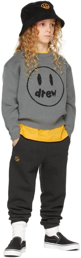 Drew House SSENSE Exclusive Kids Black Painted Mascot Lounge Pants 5