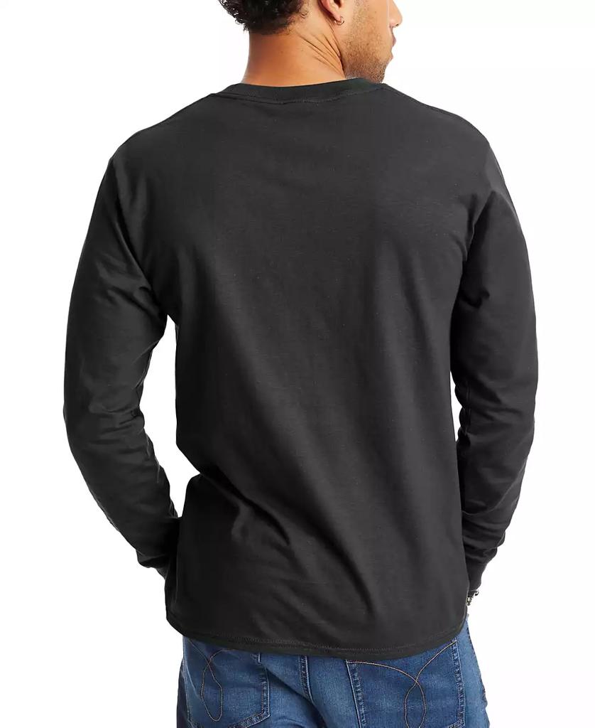 Hanes Beefy-T Unisex Long-Sleeve T-Shirt, 2-Pack