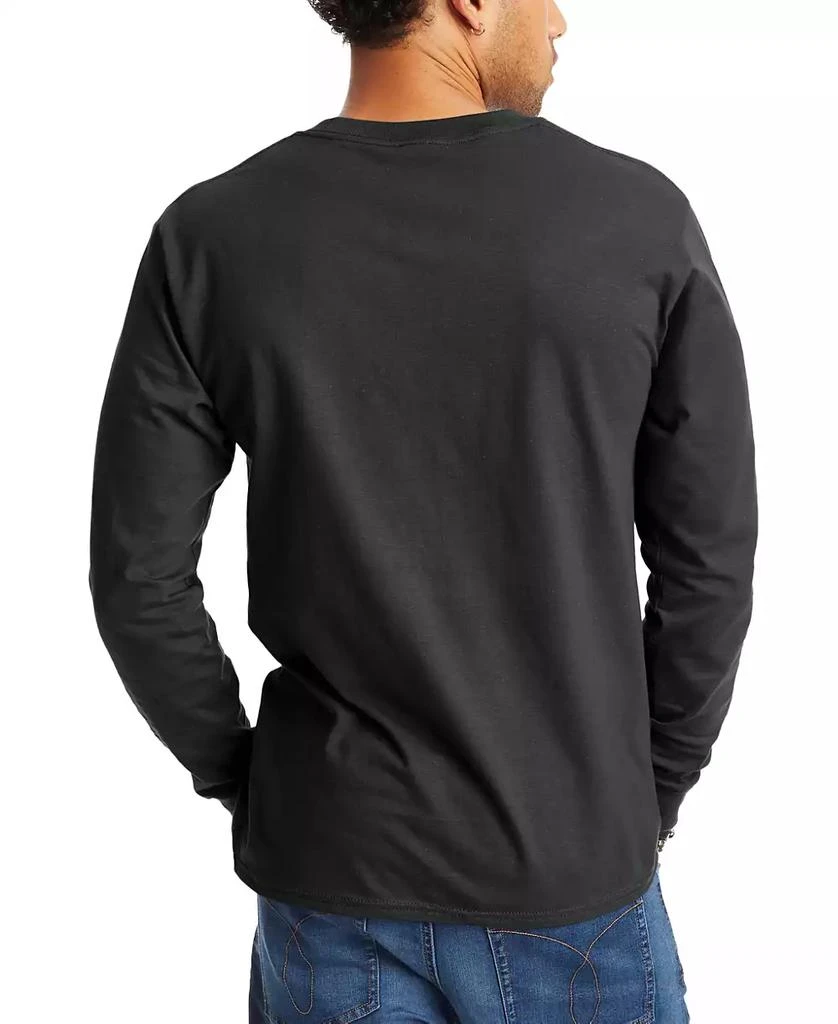 Hanes Beefy-T Unisex Long-Sleeve T-Shirt, 2-Pack 2