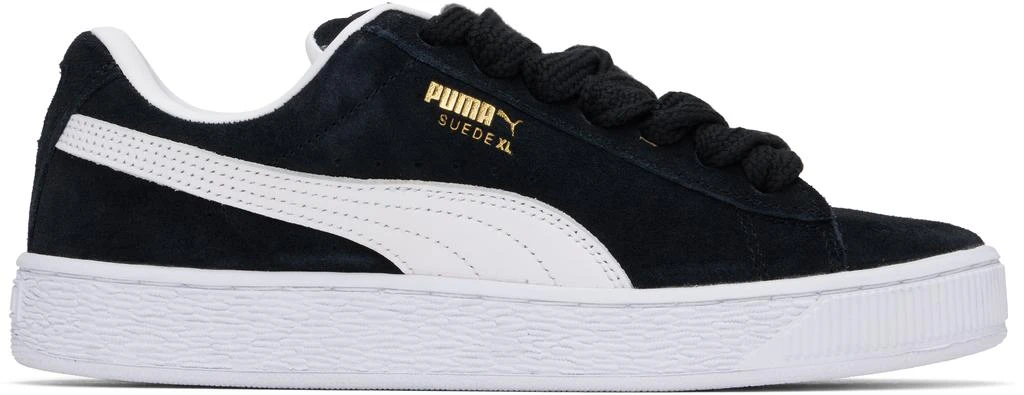 Puma Black Suede XL Sneakers 1