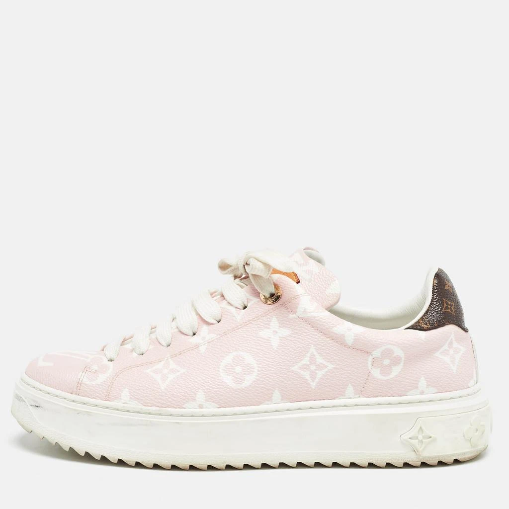 Louis Vuitton Louis Vuitton Pink Monogram Giant Canvas Time Out Sneakers Size 38.5 1
