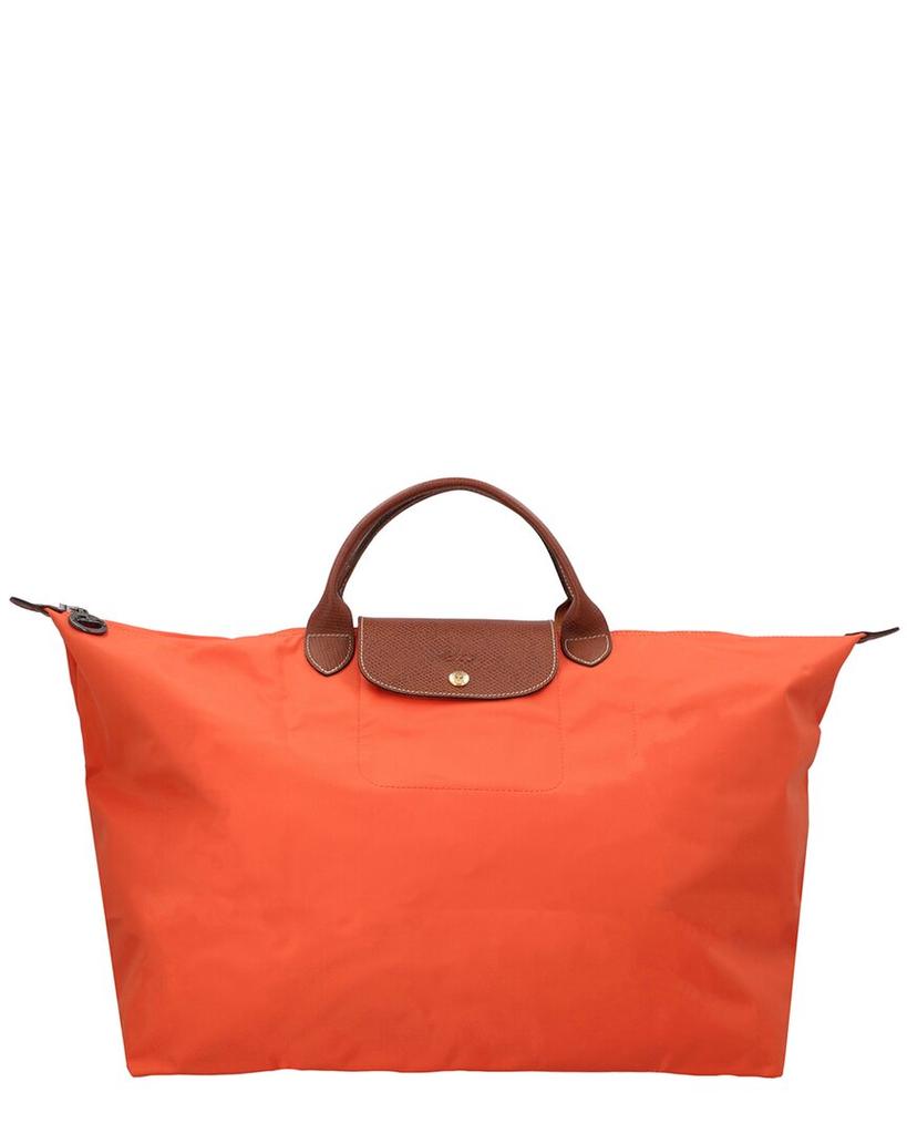 Longchamp Longchamp Le Pliage Original Small Canvas & Leather Tote Travel Bag