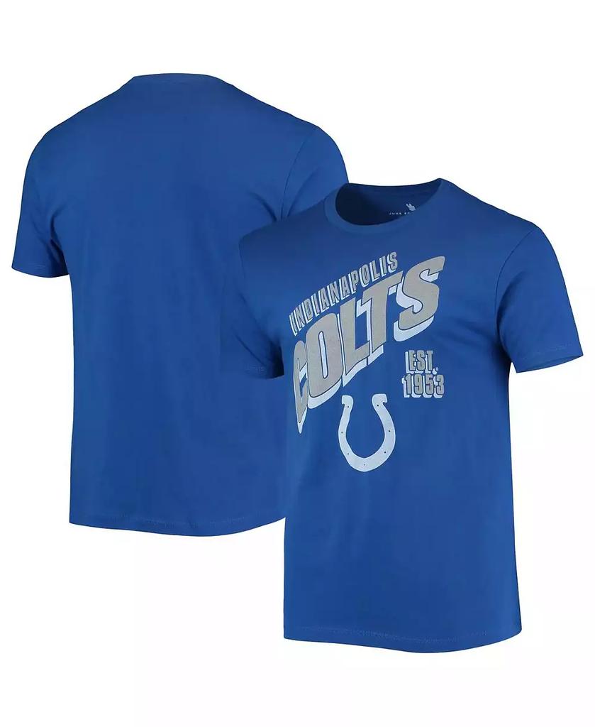 Junk Food Men's Royal Indianapolis Colts Slant T-shirt