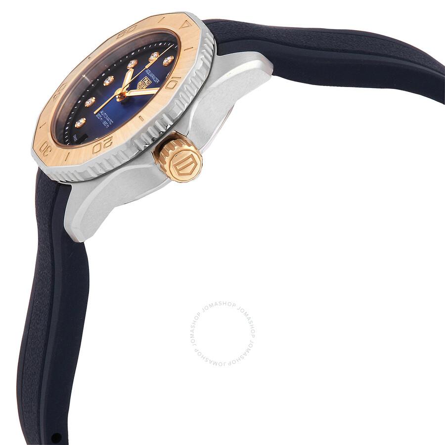 Tag Heuer Aquaracer Professional 200 Automatic Diamond Blue Dial Ladies Watch WBP2450.FT6215