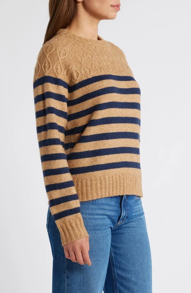 Caslon Stripe Crewneck Sweater 3