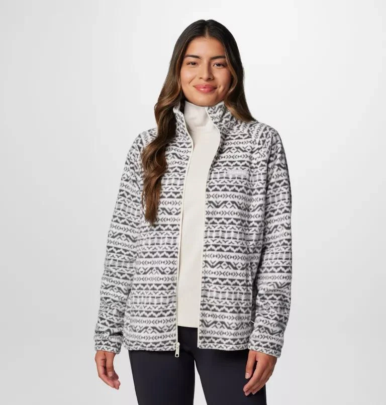Columbia Columbia Women's Benton Springs  Printed Full Zip Fleece Jacket- 1