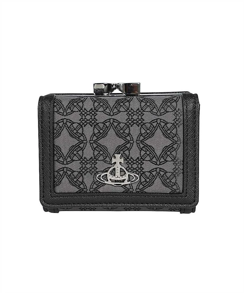 Vivienne Westwood Vivienne westwood re-jacquard orborama small frame wallet 1