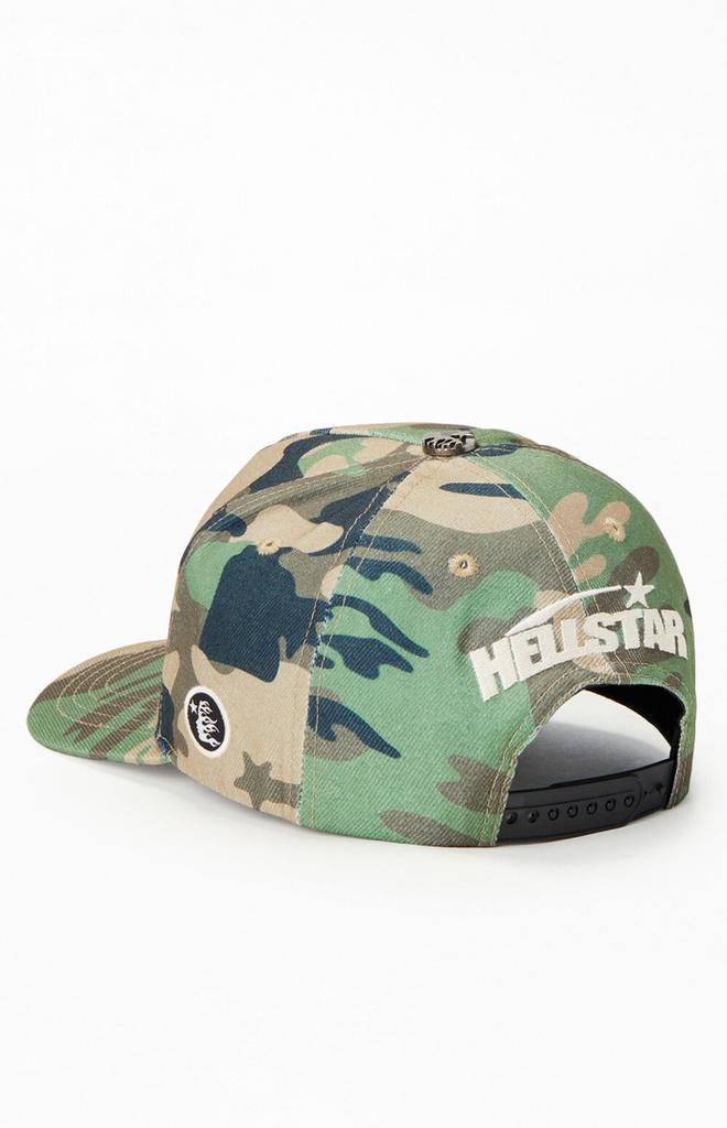 希少 海外限定 HELLSTAR OG CAMO SNAP BACK CAP Hellstar Big Logo Trucker Snapback Hat Camo Men's - SS24 - US