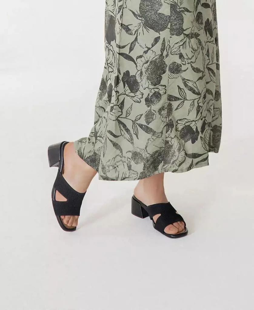 White Mountain Women's Milled Round Toe Dress Sandals 7