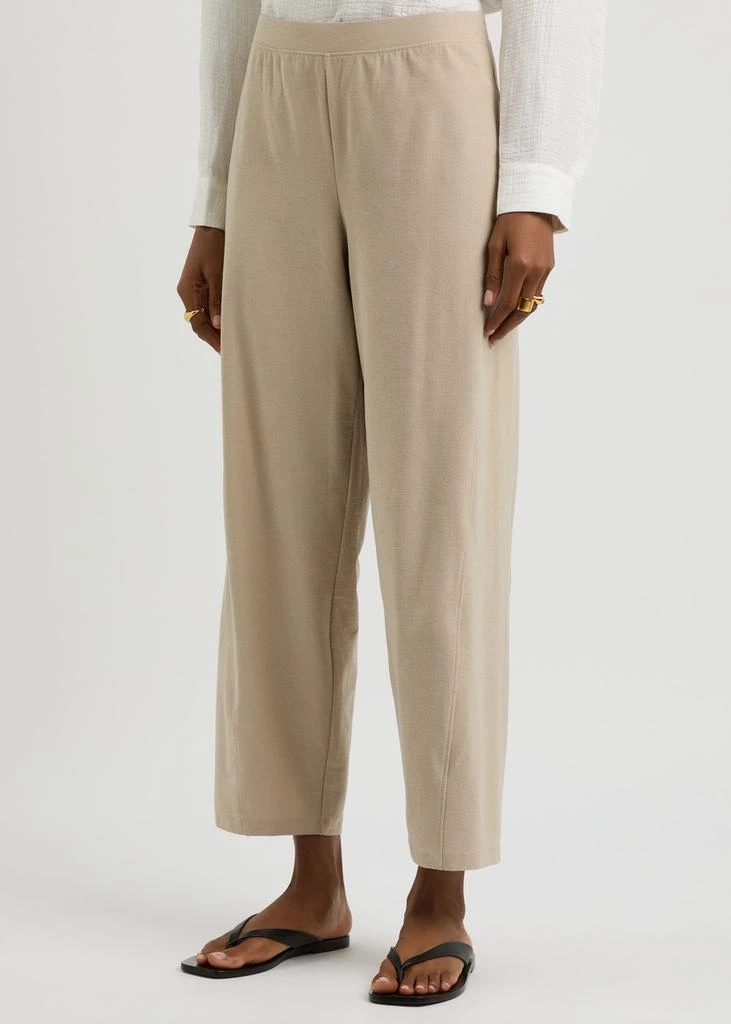 Eileen Fisher Barrel-leg cropped trousers 2