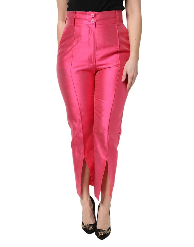 Dolce
Gabbana Silk High Waist Tape Women
s Pants
