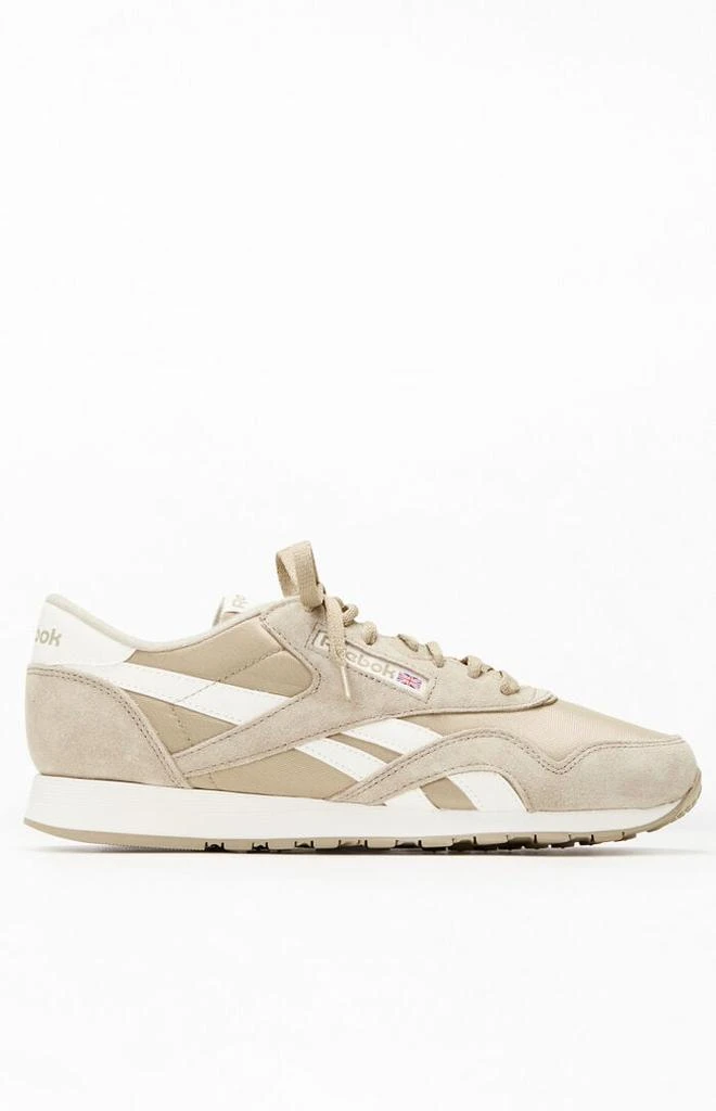 Reebok Tan Classic Nylon Vintage Suede Shoes 1