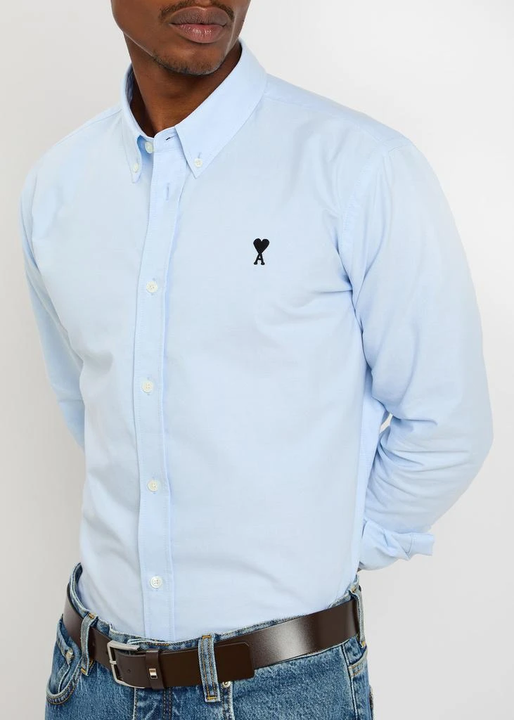 AMI Logo-embroidered cotton shirt 5