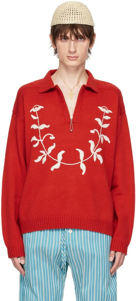 BODE Red Floret Polo 1