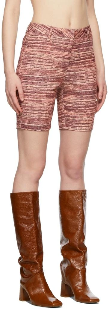 TheOpen Product Pink Printed Fitted Shorts 2