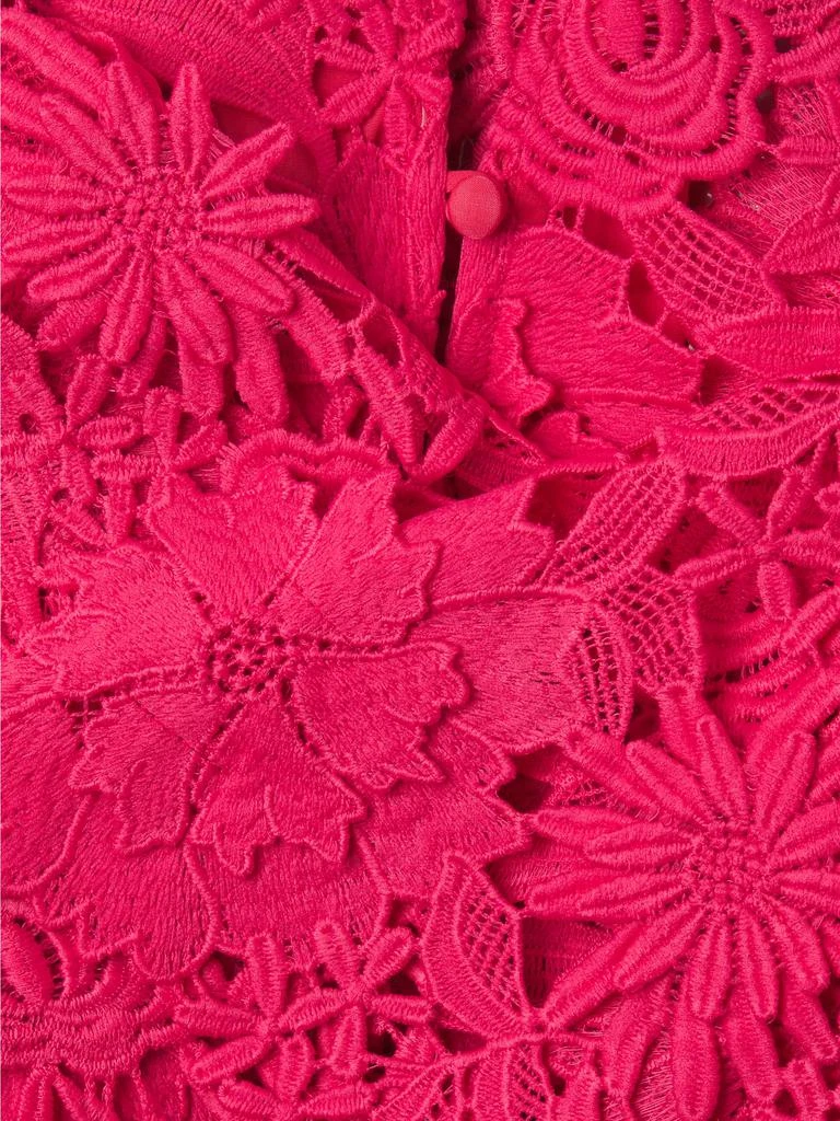 La Vie Style House Floral-Lace Caftan Midi-Dress 6