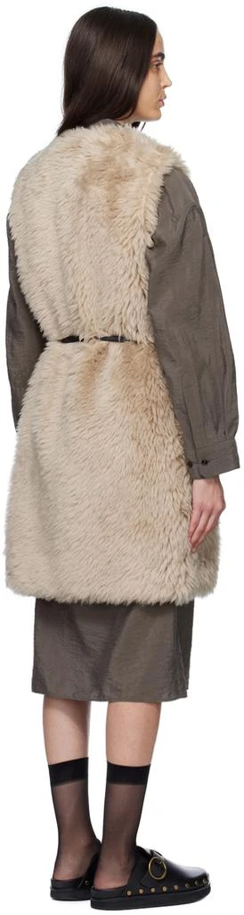 Yves Salomon - Meteo Beige Belted Vest 3