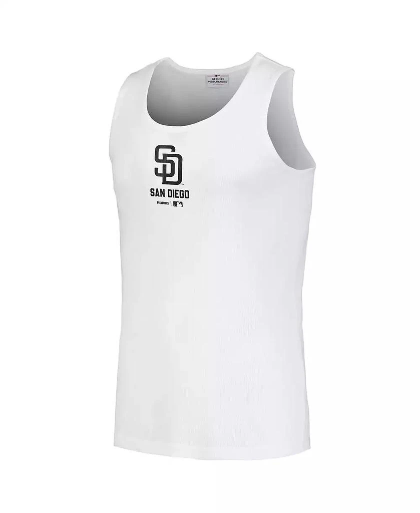 Pleasures Men's White San Diego Padres Two-Pack Tank Top 3