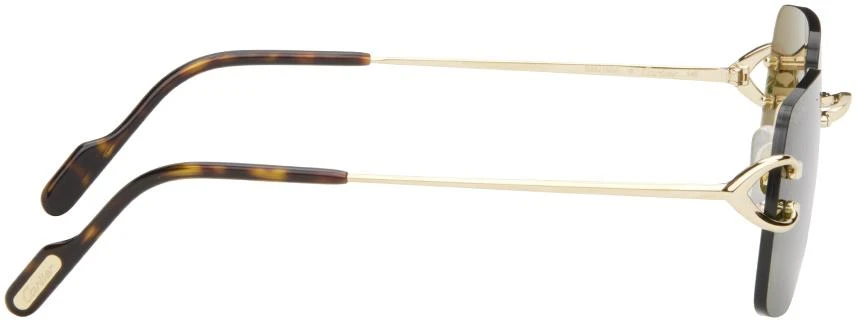 Cartier Gold 'C De Cartier' Sunglasses 2