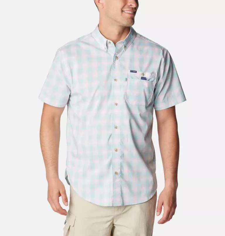 Columbia Columbia Men's PFG Super Bonefish  Short Sleeve Shirt- 1