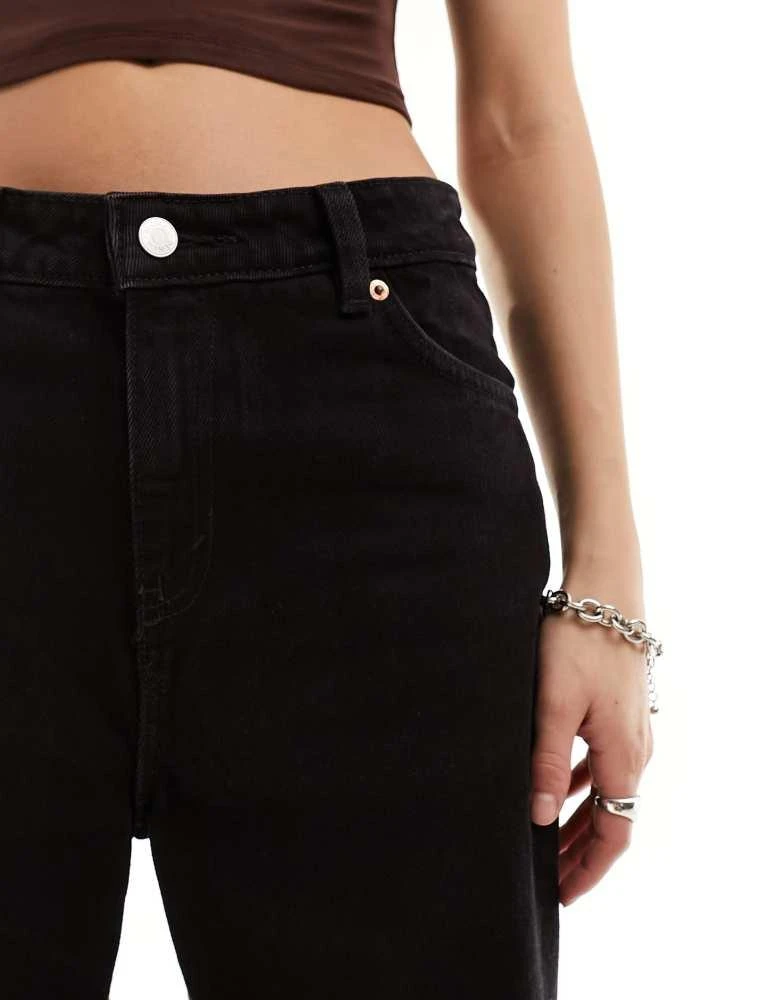 Monki Monki Naoki loose fit low rise jeans in black 4